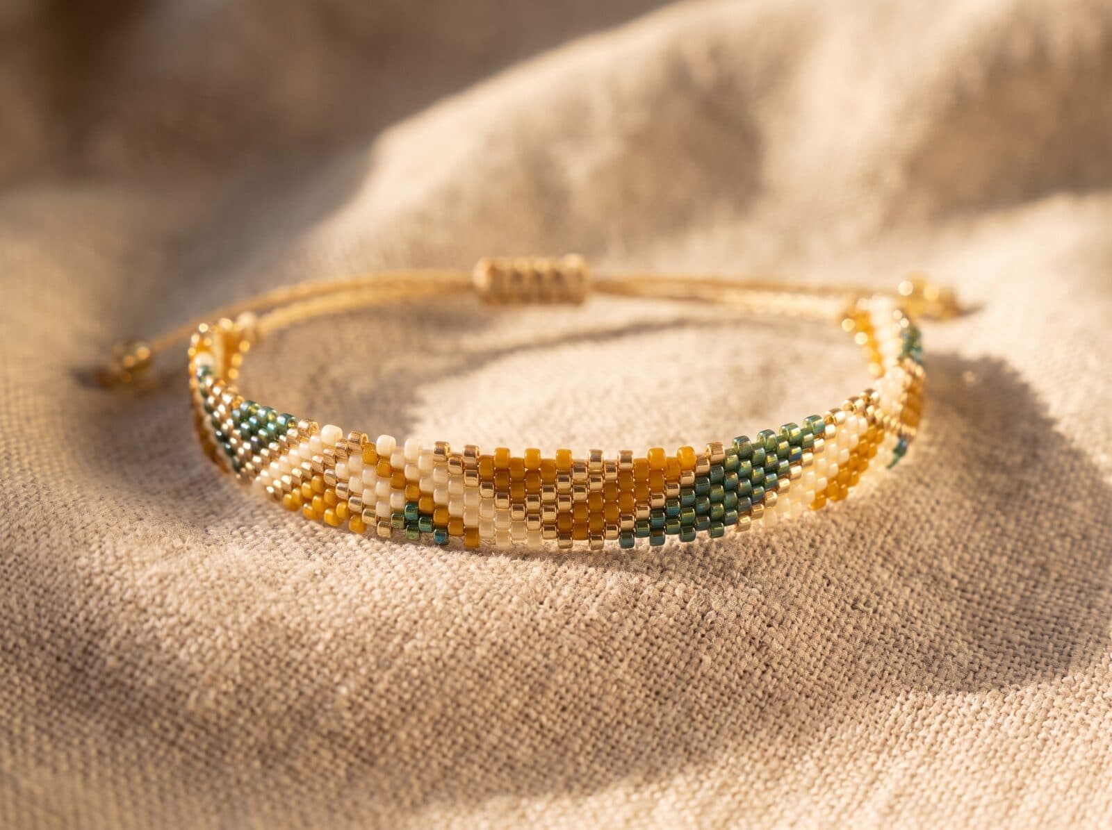Pulsera Mostaza Delgada