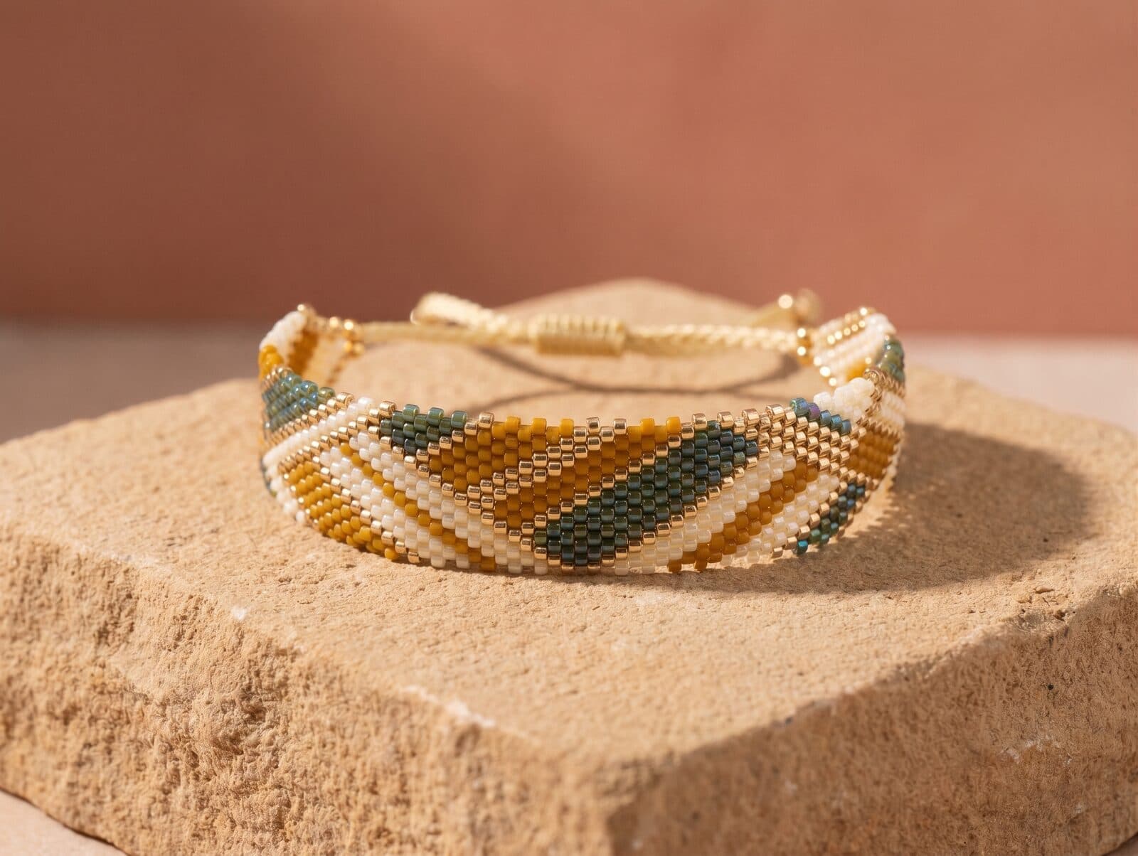 Pulsera Mostaza Ancha