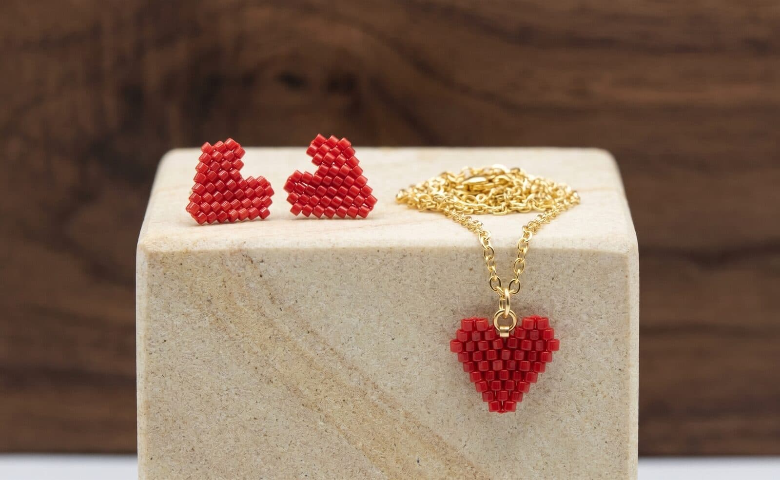 Set Corazón Rojo